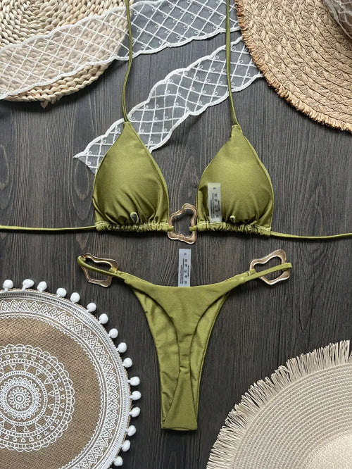 New Sexy Lace-up Bikini Set For Women