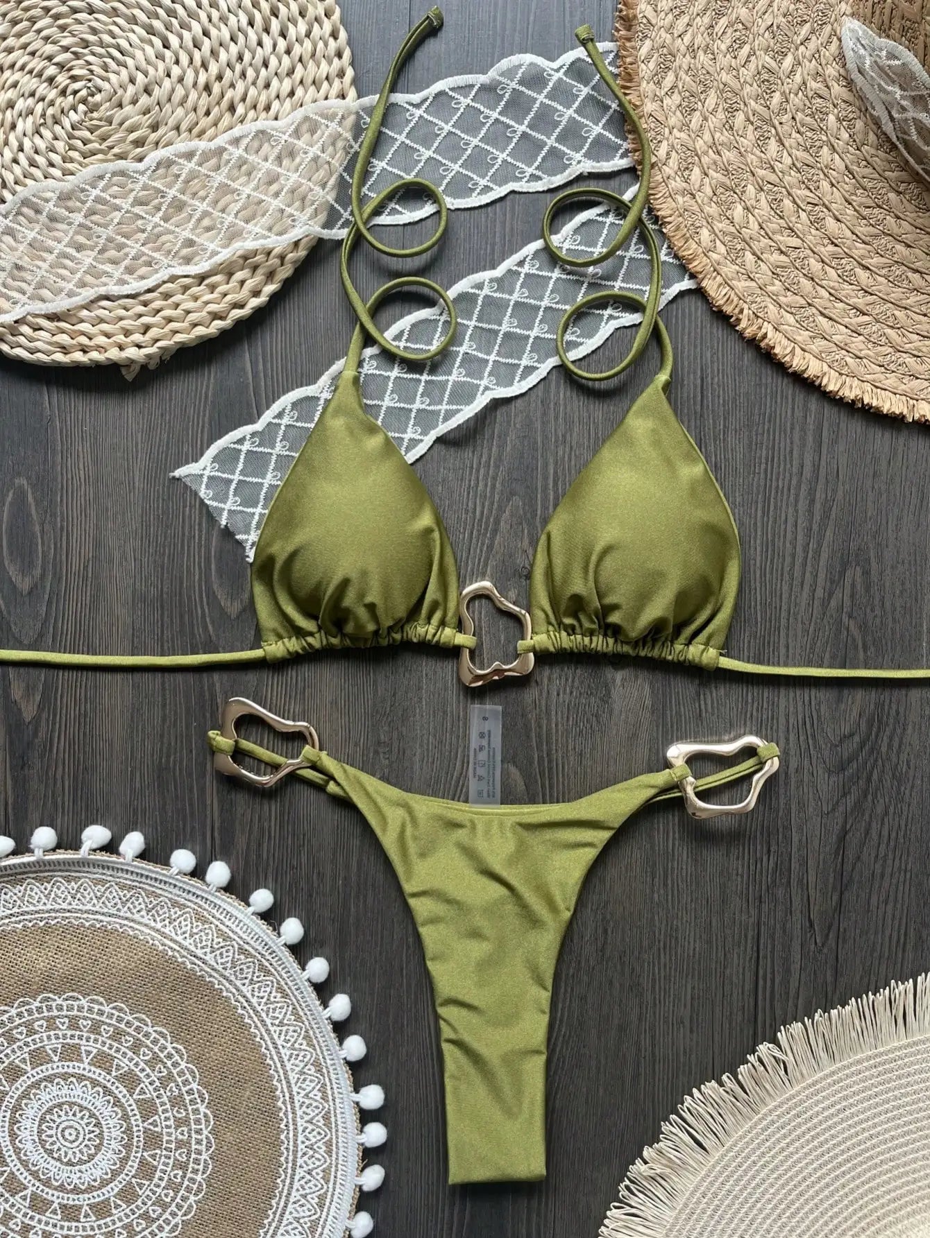 New Sexy Lace-up Bikini Set For Women