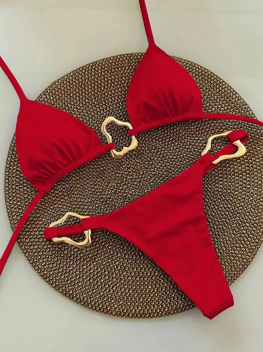 New Sexy Lace-up Bikini Set For Women